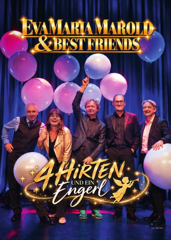 Flyer der Weihnachtsshow „4 Hirten und ein Engerl“